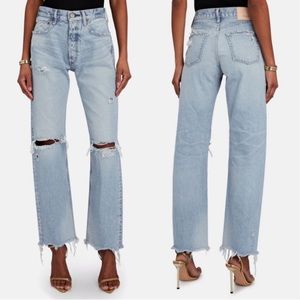 Moussy Odessa Wide Straight Leg Jean NWT Size 27